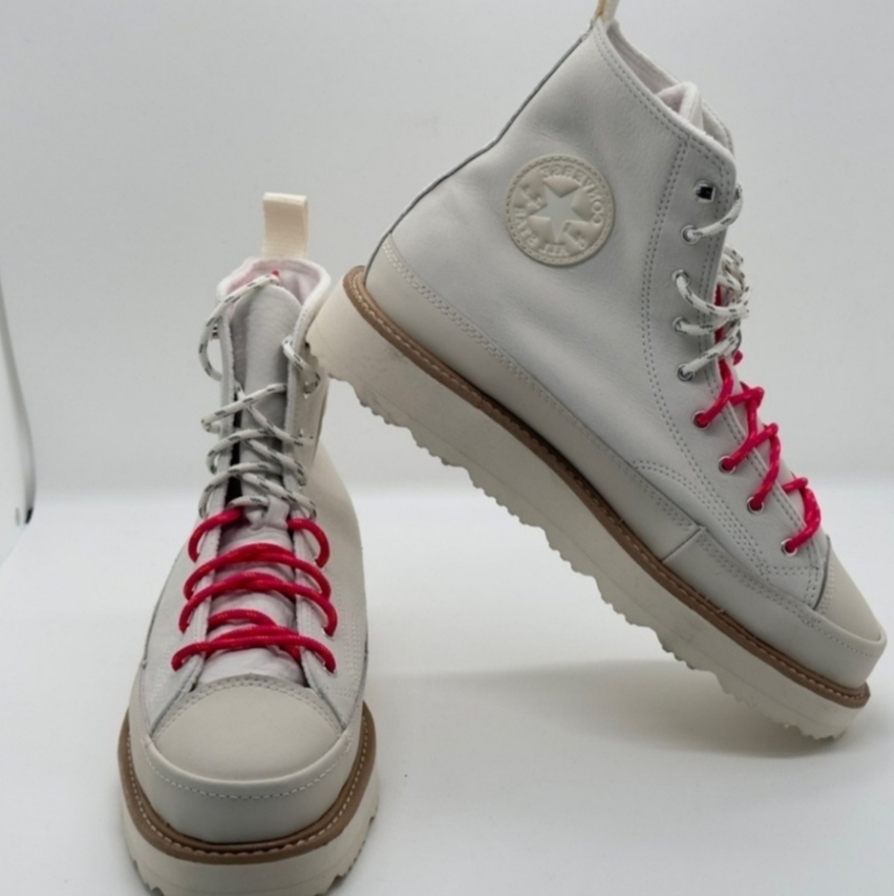 Converse Chuck Taylor, Crafted Boot (Unisex) EGRET, Size Women's 9.5 /  Men's 8. - Picture 6 of 14